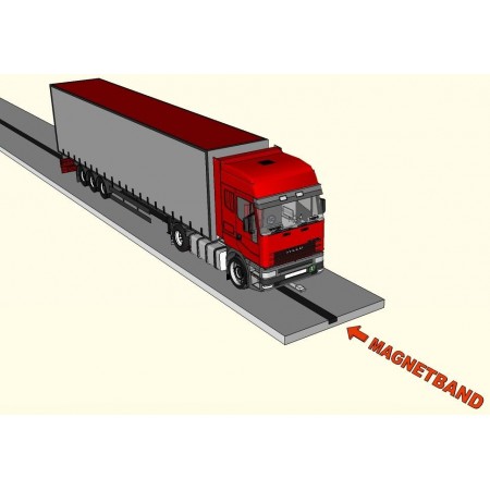 4x 1m Magnetband 1 x 3mm Magnetbahn axiale Polarisation 1m flex